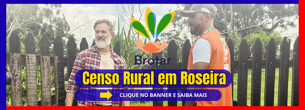 Começa o Censo Rural em Roseira