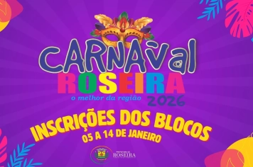 Inscrições para os Blocos de Carnaval 2026