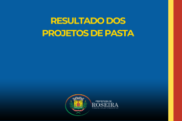 Resultado dos Projetos de Pasta