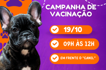 Campanha de Vacinação contra o vírus da raiva