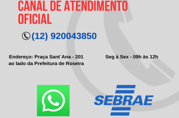 Canal de Atendimento Oficial Sebrae Aqui