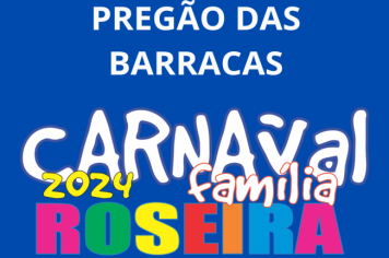 PREGÃO CONCESSÃO DE BARRACAS NO CARNAVAL