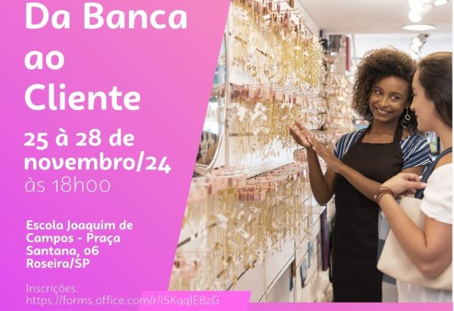 Formação para os microempreendedores e os que desejam abrir o seu negócio