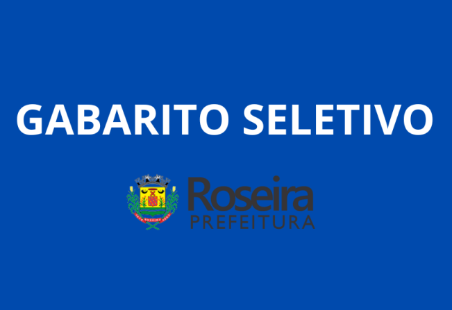 Gabarito Oficial - Seletivo 