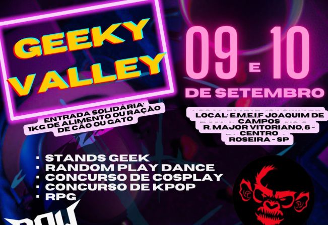 Geeky Valley em Roseira