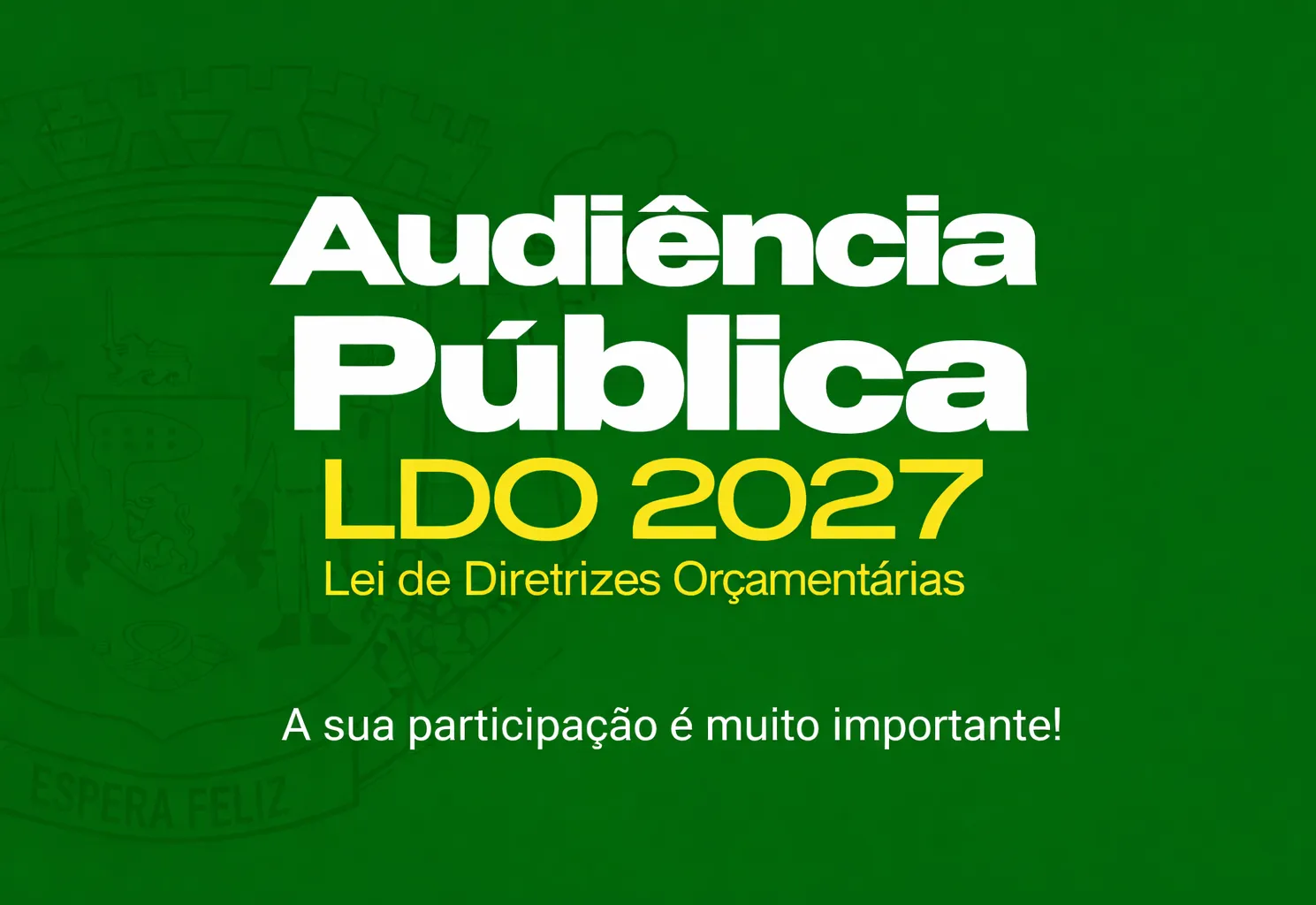 Audiência Pública LDO 2027