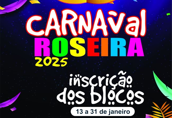 Inscrição Bloco Carnaval 2025
